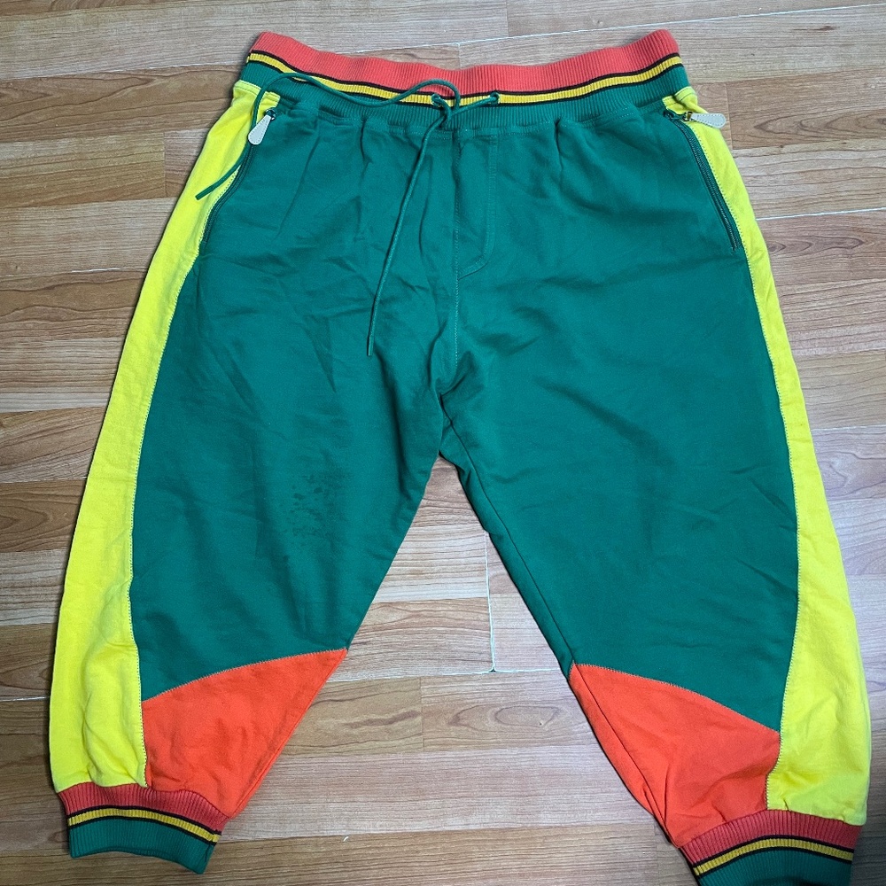 NWT Gwen Stefani ‘Lamb’ Rasta Cropped Jogger Sweatpants